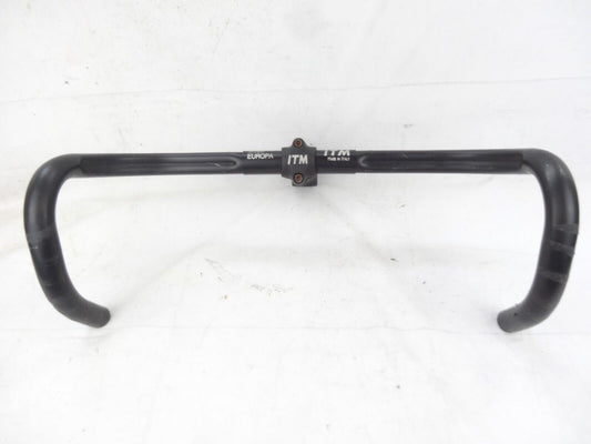ITM Super Europa Drop Handlebars length 42cm Clamp Size 25.4mm Bike & 110mm stem