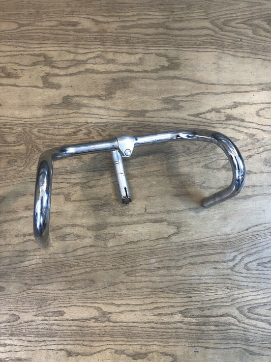 KB Champion Japan 36cm Drop Bar Handlebar w/ Cinelli 1/A 1" x 75mm Quill Stem