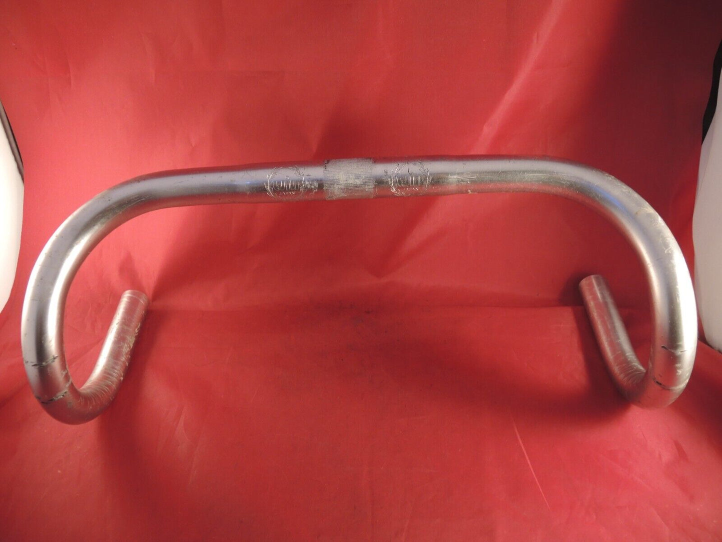 KUSUKI WIN ALLOY DROP HANDLEBARS CIRCA 1980`S - 25.4mm CLAMP / 390mm CENTRES