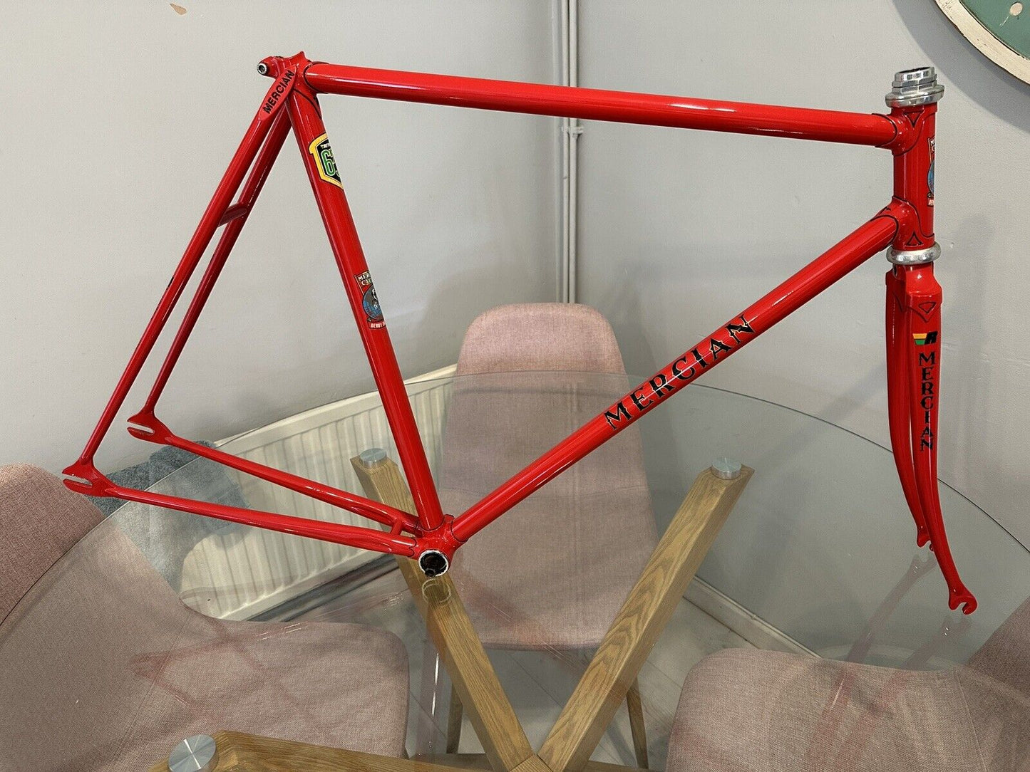 MERCIAN SUPER VIGORELLI TRACK PISTA BIKE FRAME 56cm STUNNING Fixie