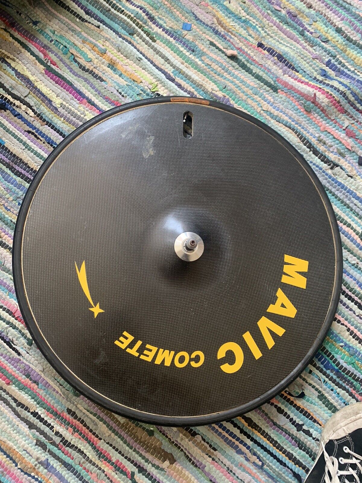 Mavic Comete 650c Disc Front Lopro Wheel track Pursuit TT Carbon Disc 3g