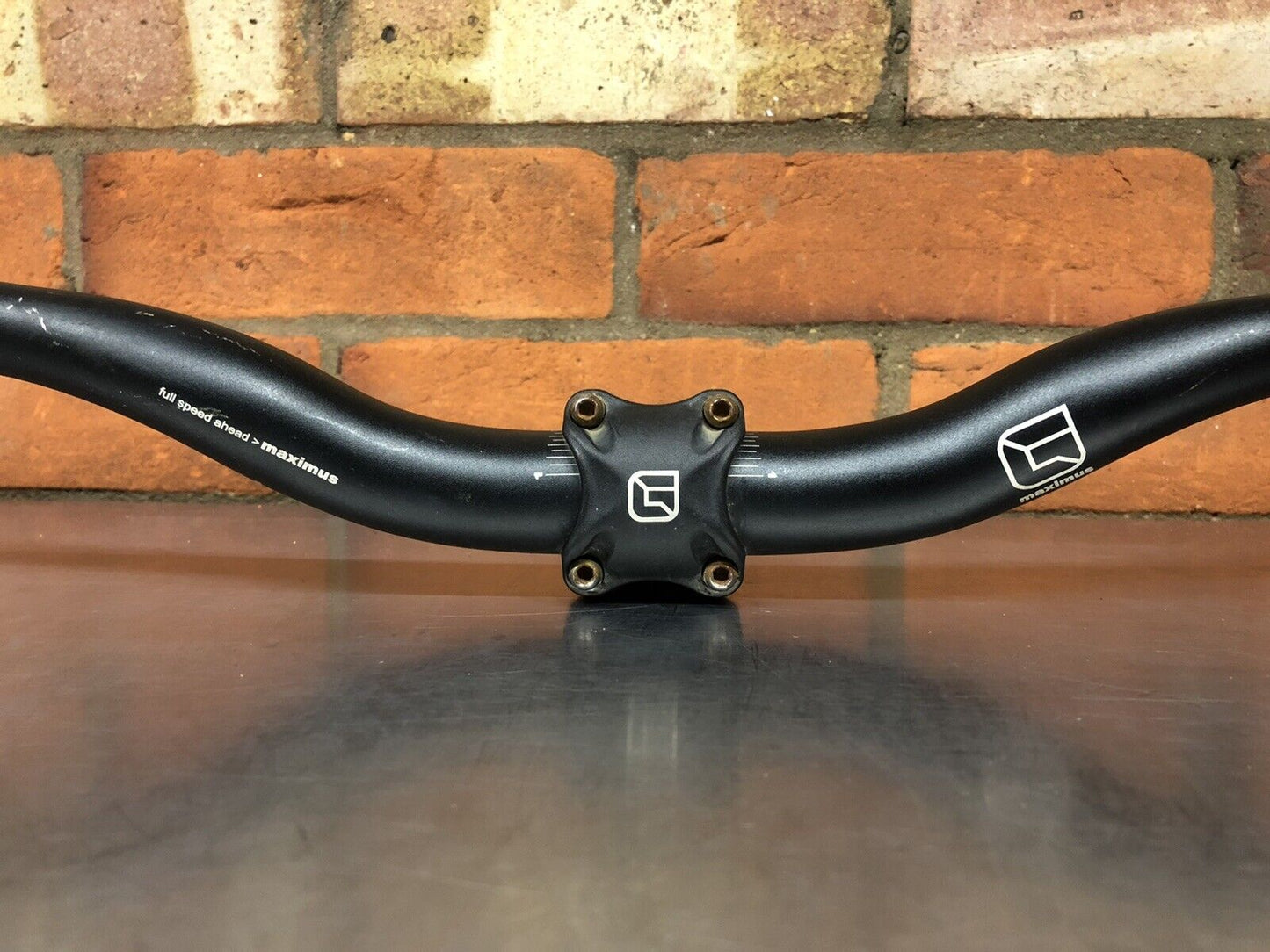 Maximus Mountain Bike Riser Bar / Handlebars and GAP Stem / Clamp - 680mm