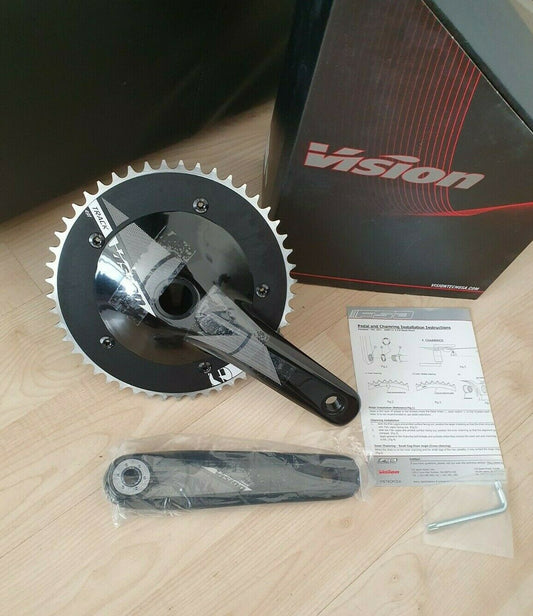 NEW Vision NS aero 165 track chainset crankset sram omnium miche pistard air