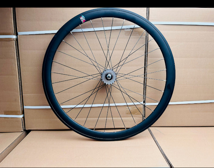 NOLOGO black Single Speed wheelsets Fixed Fixie 700c flip-flop hub Rear Wheel