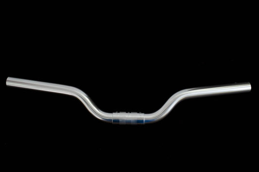 Nitto B220AA Riser Handlebar 25.4mm Clamp 470mm Width In Silver For MTB Fixie