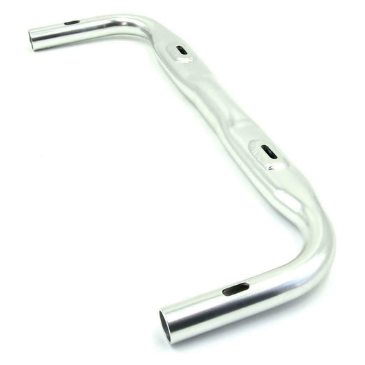 Nitto RB-036 Bullhorn Handlebars 31.8mm Clamp 400mm Wide In Silver