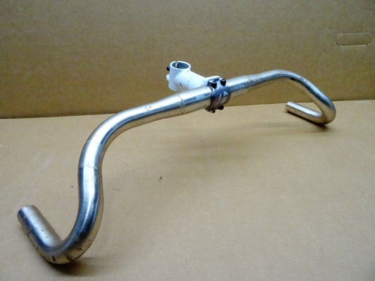 On-One Midge Shallow Drop Bars 31.8mm x 550mm Stem Ti Finish Gravel / Adventure