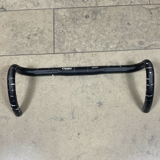 Oval Concepts 310 Drop Handlebars Road Bike Gravel Aero Black 31.8mmØ 440mm Wide