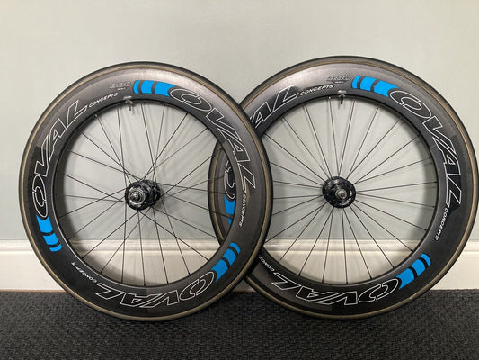 Oval Concepts 980 80mm Carbon Track Wheelset