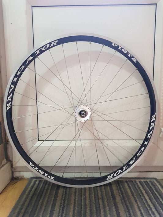 Pista Navigator Rim on Miche Primato Pr1mato Hub 700 Tubular Front Track Wheel