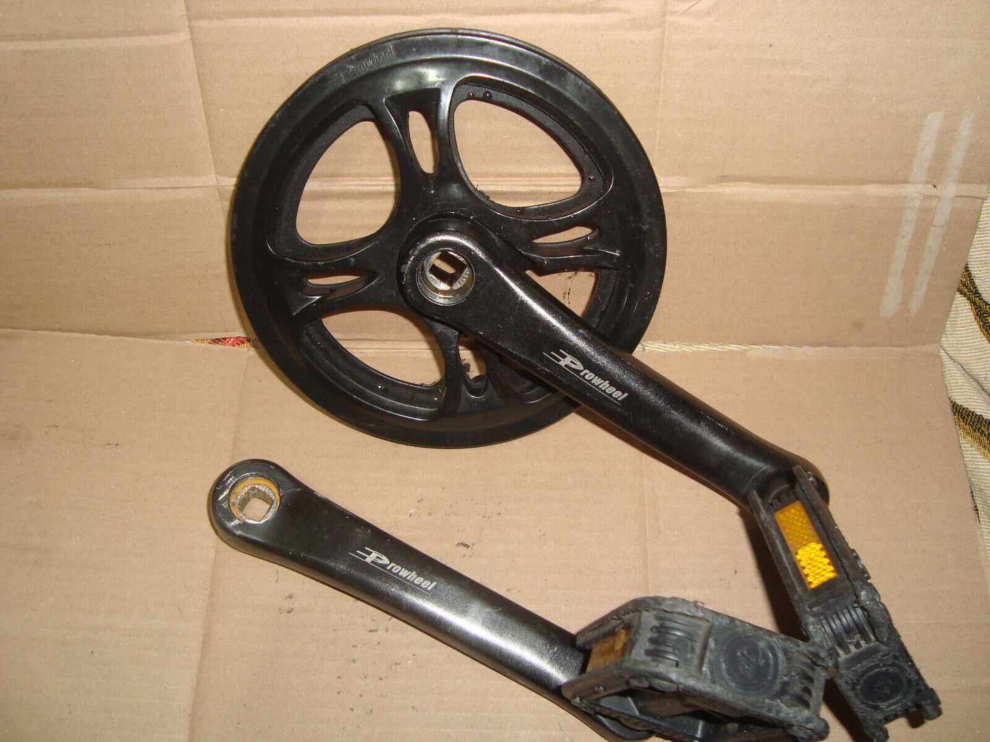 Prowheel Forged Alloy Single Speed Crankset 170mm Arms 40t MTB Track { GUC }
