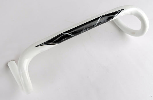 RavX Hemion Carbon Fiber Road Drop Handlebar 31.8 42cm // White