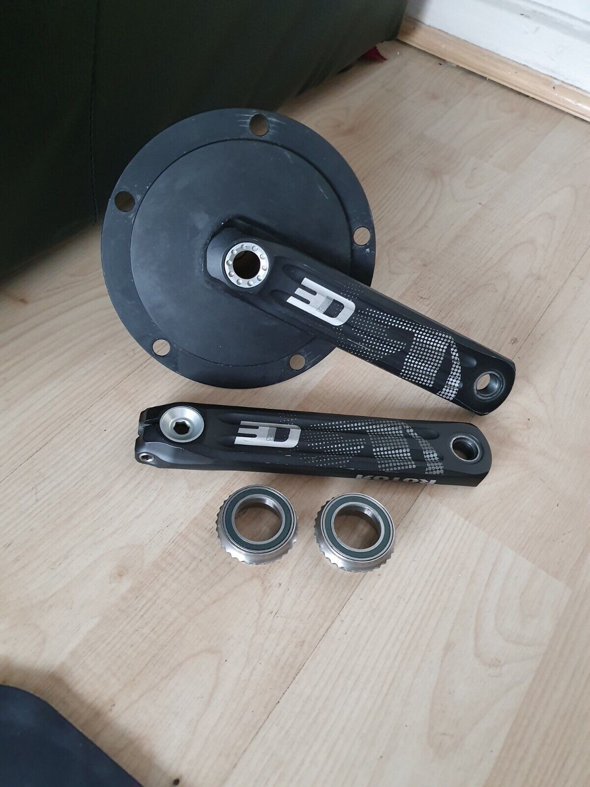 Rotor 3D24 165mm 144bcd track cranks and bottom bracket chainset crankset
