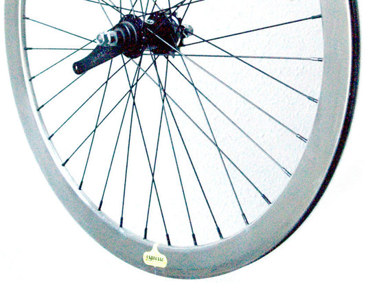 Espresso Coaster Brake Wheelset - Silver 43mm Deep V Wheels