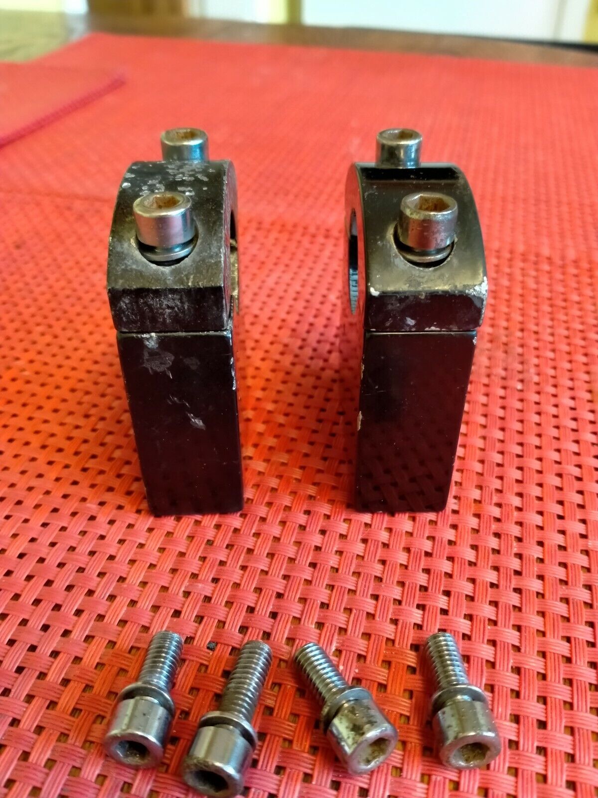 SCHWINN STINGRAY HANDLEBAR RISER MOUNTING BLOCKS (PLEASE READ DESCRIPTION)