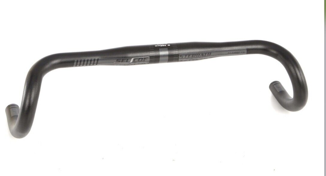 SELCOF STERRATO GRAVEL FLARED DROP BARS 42 cm ALLOY 31.8 mm OVERSIZE