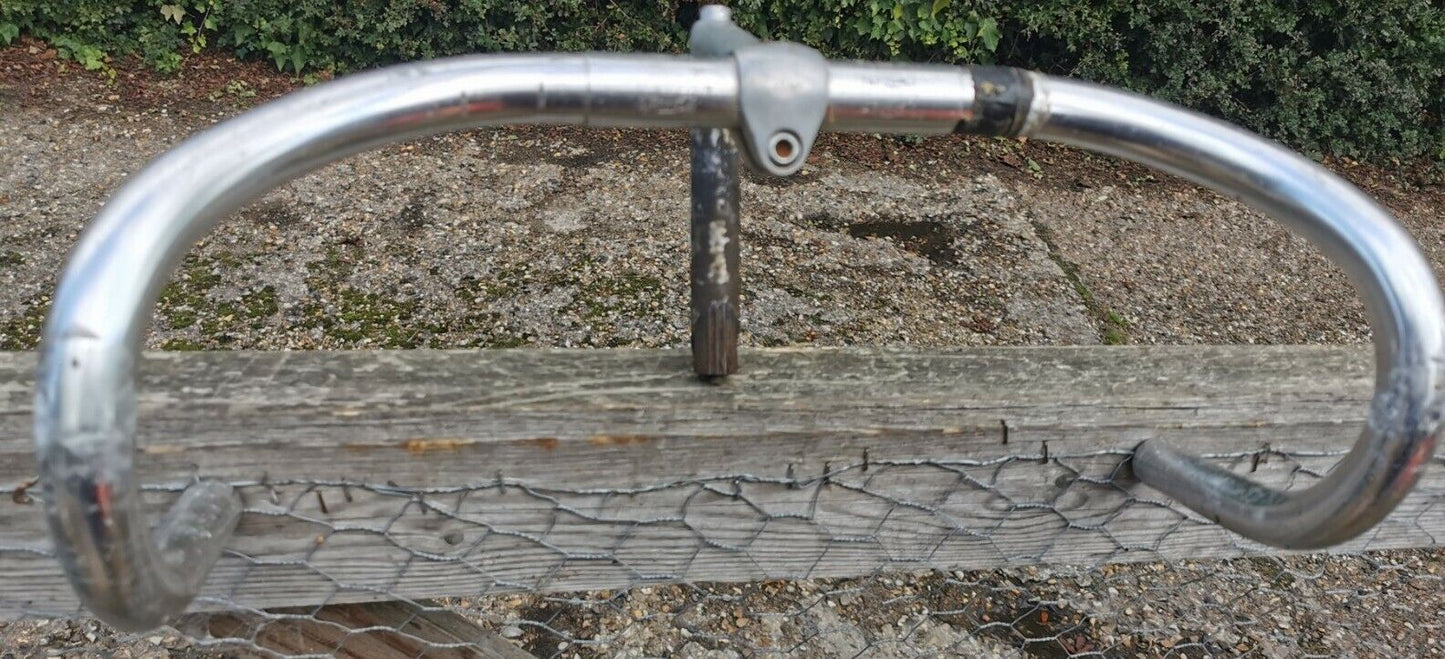 SR Sakae Royal 978 rare Vintage Road bike cycle drop Handlebar stem assembly