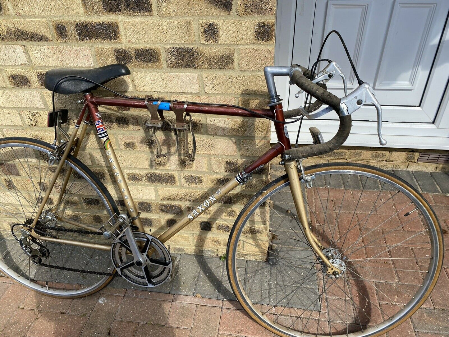Saxon 1985 Grand Prix road bike, 555 SL steel frame, size 55cm