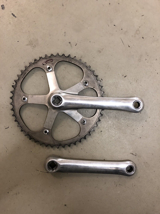 Shimano Dura Ace FC-7600 Track Crankset with Sugino 75 Chainring