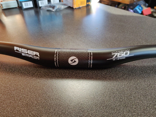 Simplon Carbon Riser Bar, 760mm, Lightweight, Strong, 31.8