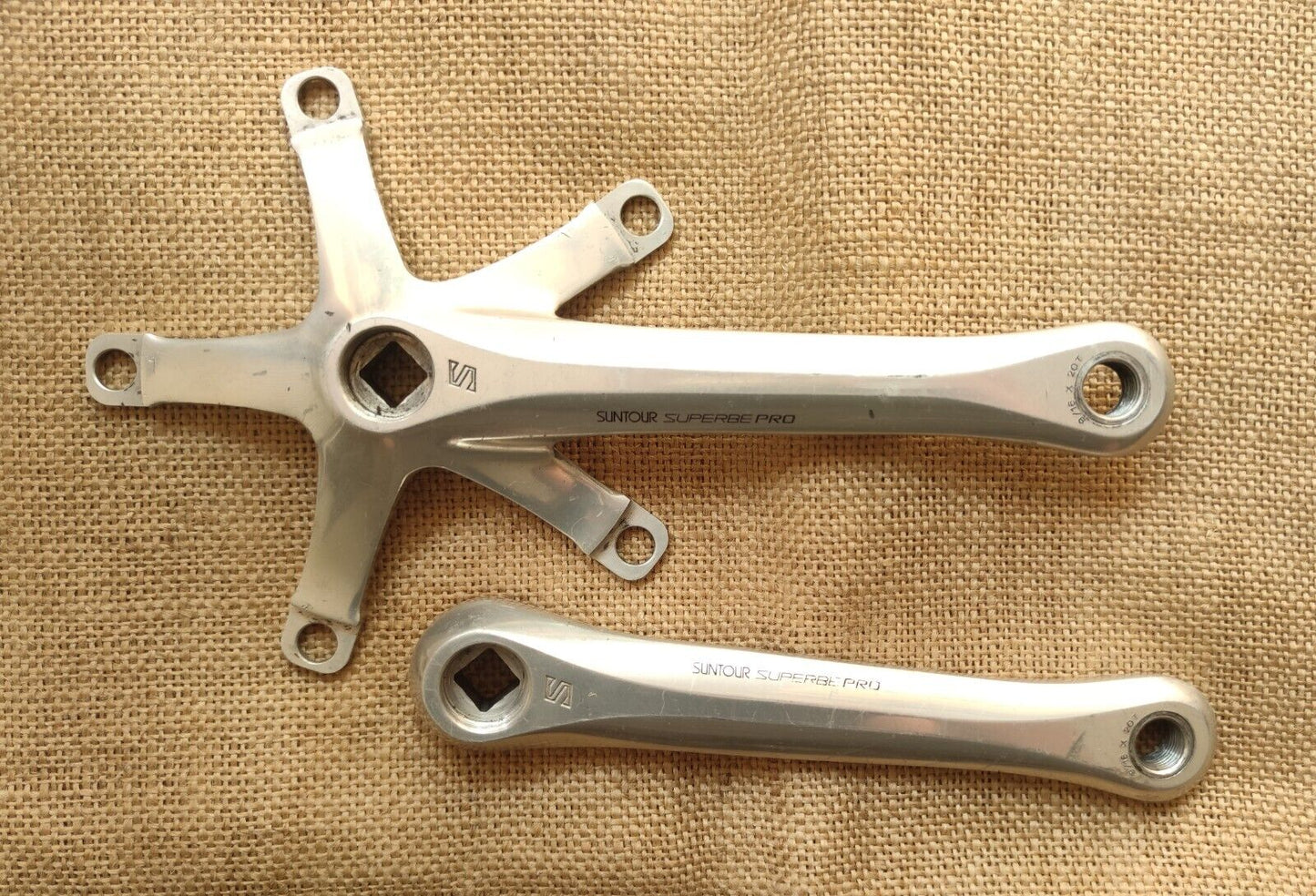 Suntour Superbe Pro NJS Printed Track Fixed Gear Track Crankset 144BCD 172.5mm