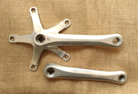 Suntour Superbe Pro NJS Printed Track Fixed Gear Track Crankset 144BCD 172.5mm