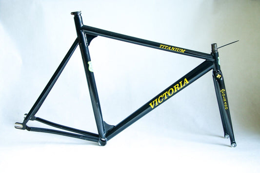 Titanium Victoria titanium track track railway bike frameset frame ST 62.5cm x TT 63cm