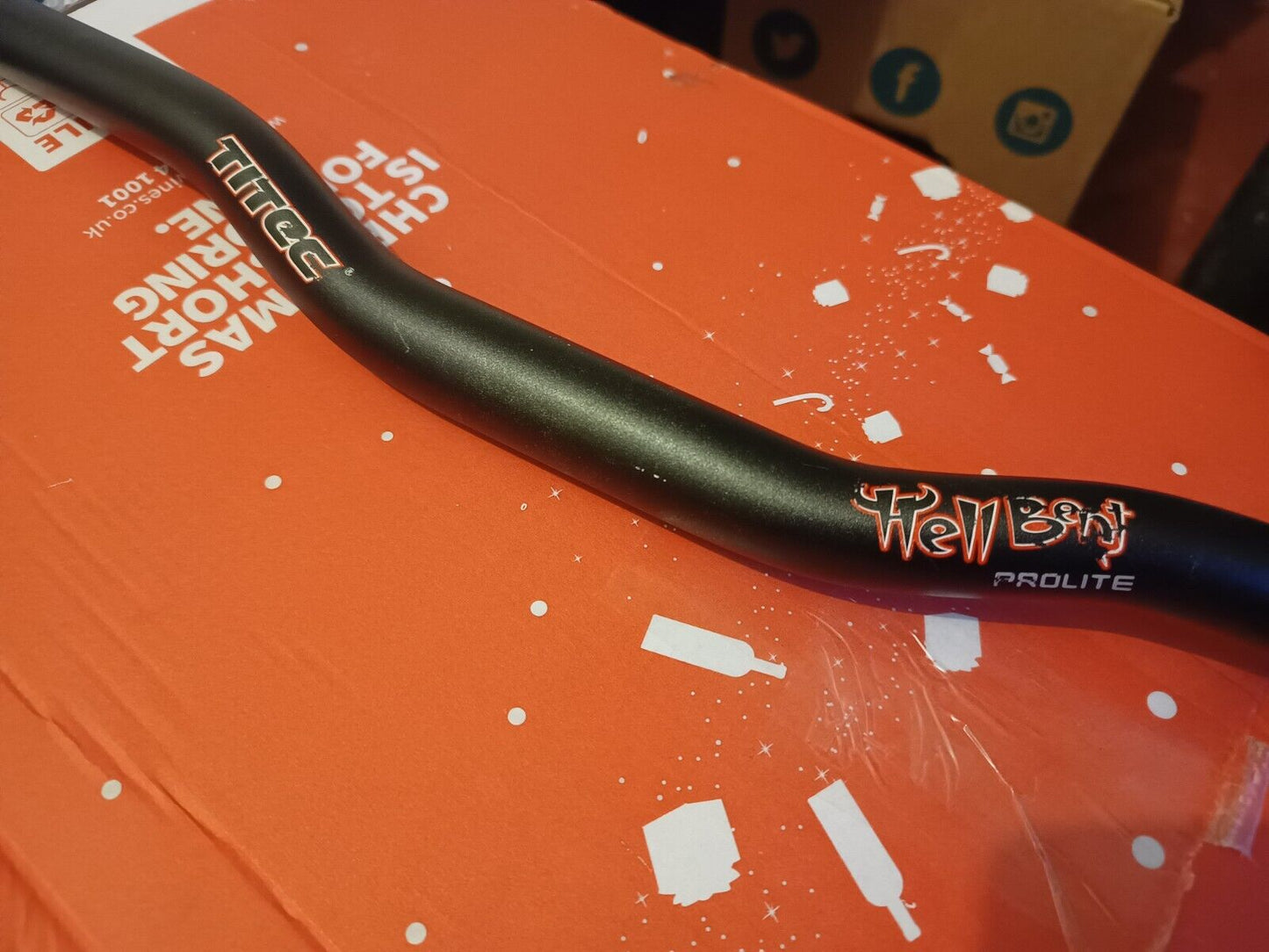 Titec Hellbent Prolite MTB XC Alloy Riser Bars 25.4mm X 680mm