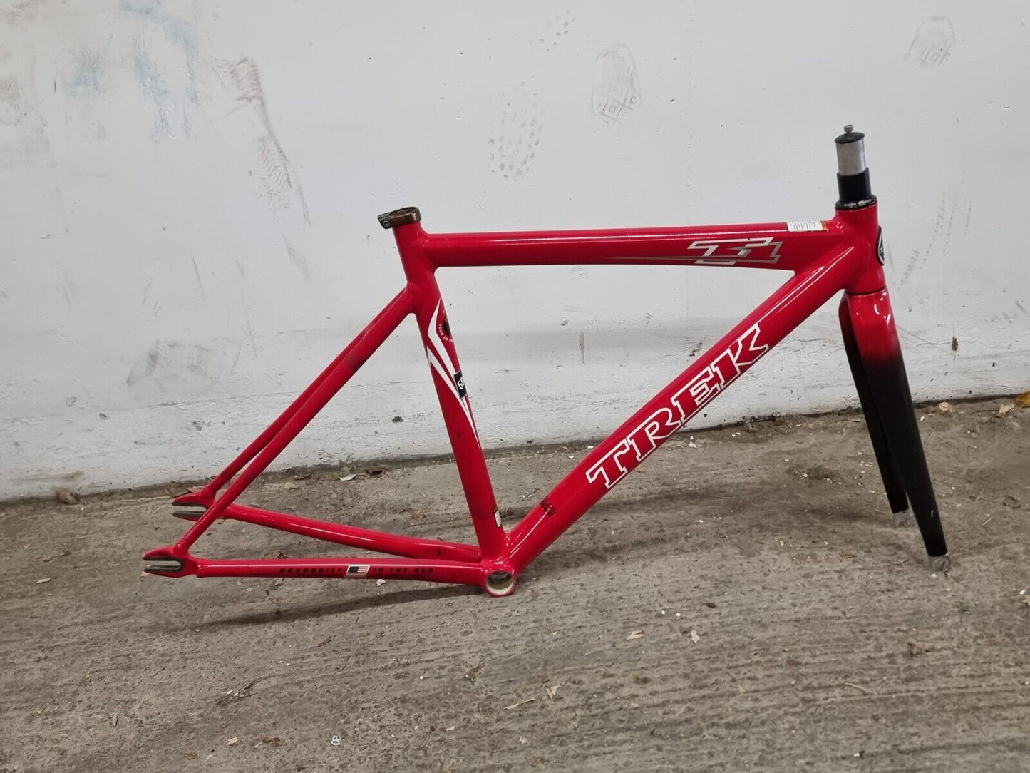 Trek T1 Frameset Aluminium Fixed Gear Track Frame Size 50