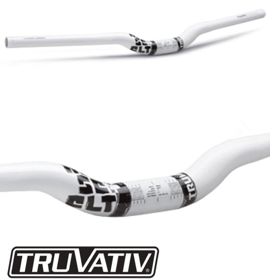 Truvativ Hussefelt Riser Bars Handlebars Snow White 700mm 31.8mm 20mm