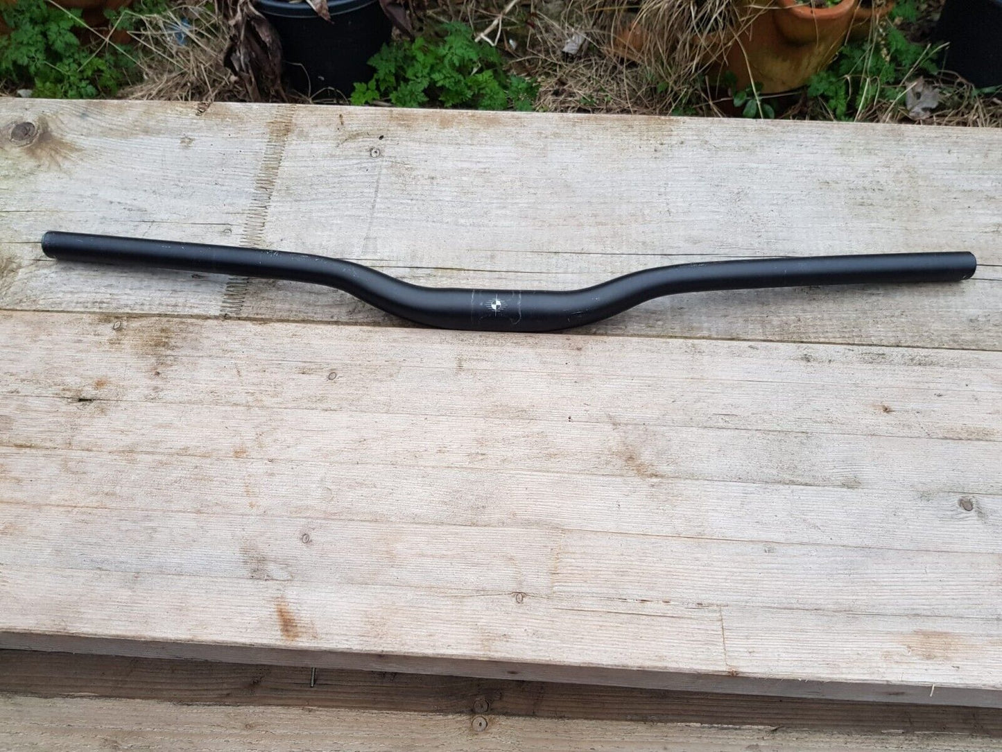 Unknown brand Alloy Riser Bar. 720mm wide, 31.8mm dia. Black