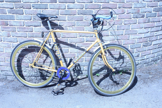 Viking Superstar II Bicycle single speed freewheel / fixie road racer 80's York