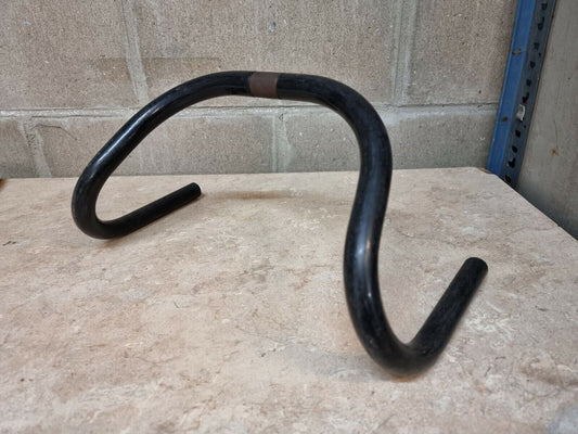 Vintage Black Highgate Drop Bicycle Handlebars,  Retro Racing Bike Part #5136