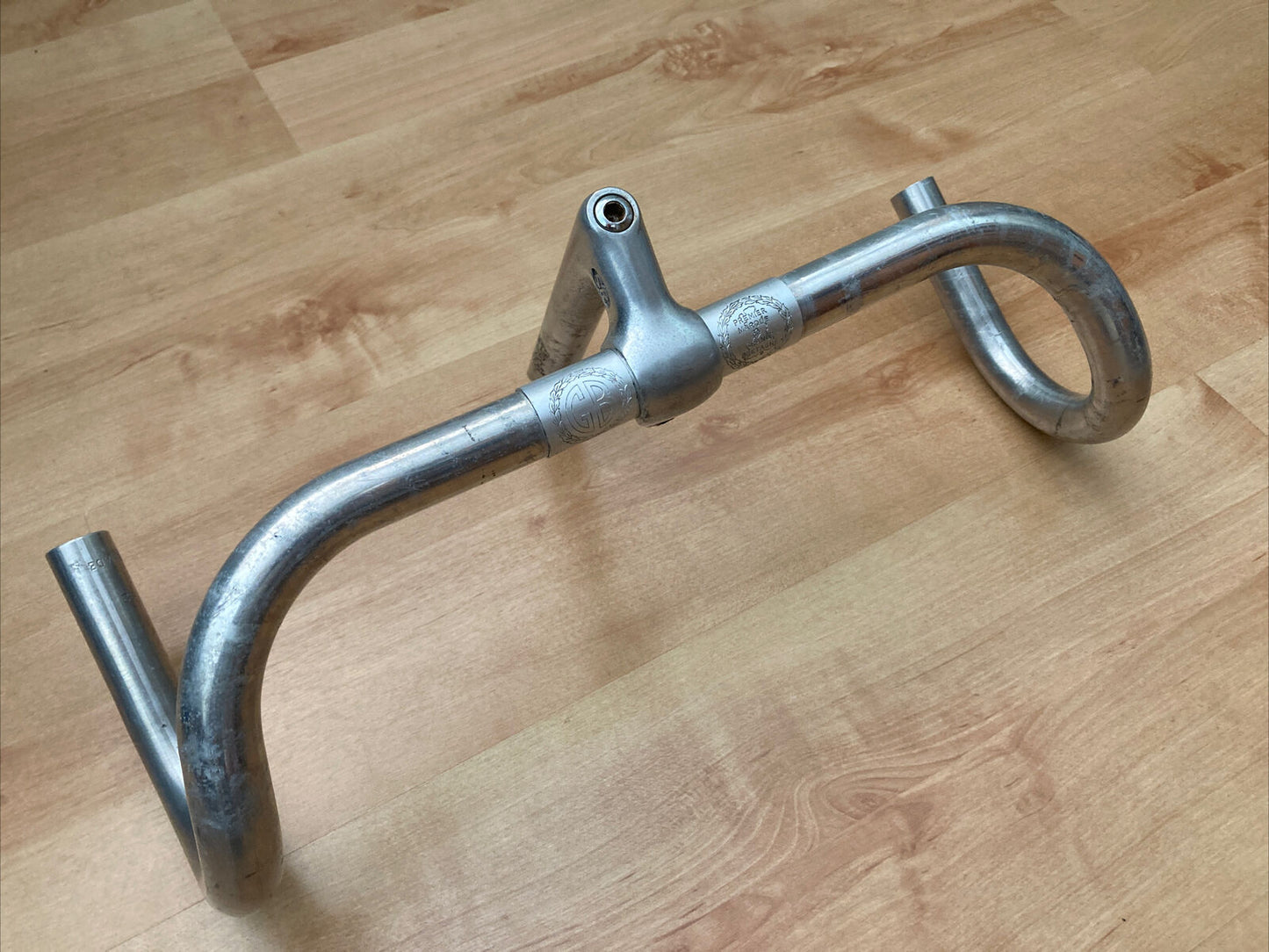 Vintage GB Maes Flared Drop Handlebars with short reach (50mm) SR Stem
