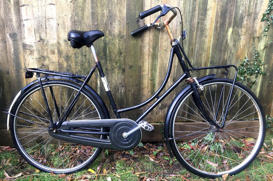 Vintage Old Venlo Genuine Dutch Bike Single Speed 2 x Racks Pedal-back Brake