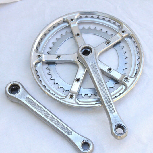 Vintage Sugino Japan Road Track Bicycle Crankset 52/40 170mm Cranks