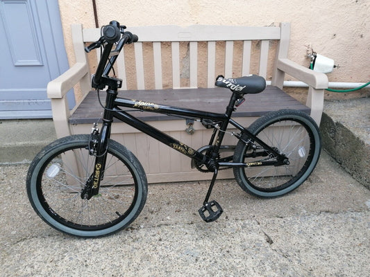 Xrated Spine Black BMX Bike 2005, Fixed Gear, Padded Seat, 20" Wheels
