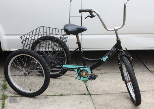 Young Adult Kids Trike, Concept Tri-Mantis Single Speed Trike, 20" Wheel, Black
