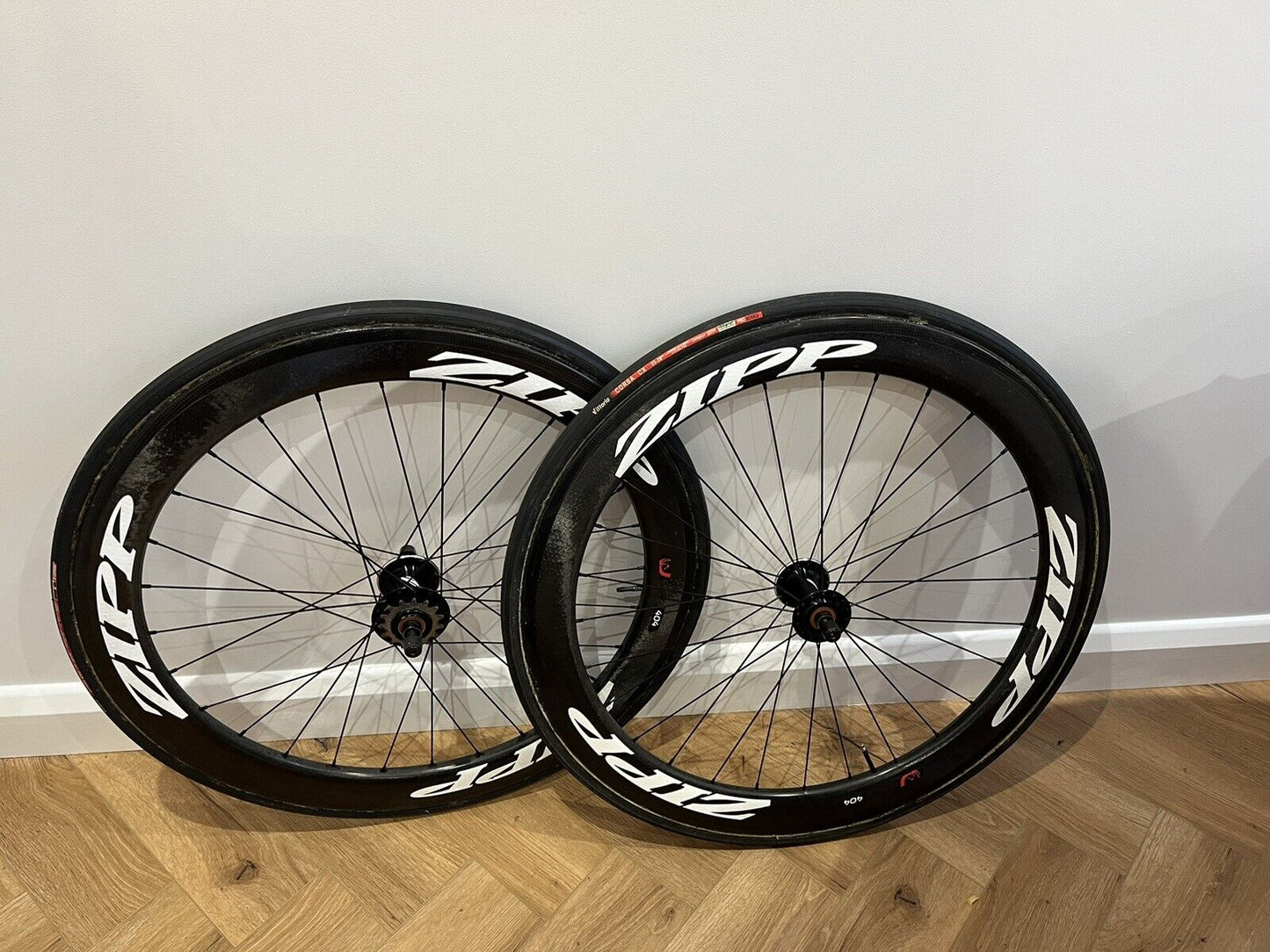 Zipp 404 Firecrest Carbon Track Wheels Fixie