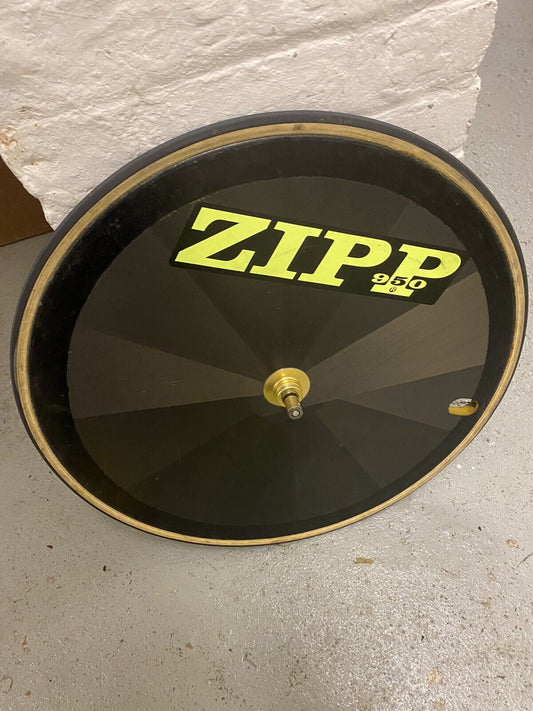 Zipp 950 Disc Wheel Track Tt 700c Rear Carbon Fixed Gear 90’s
