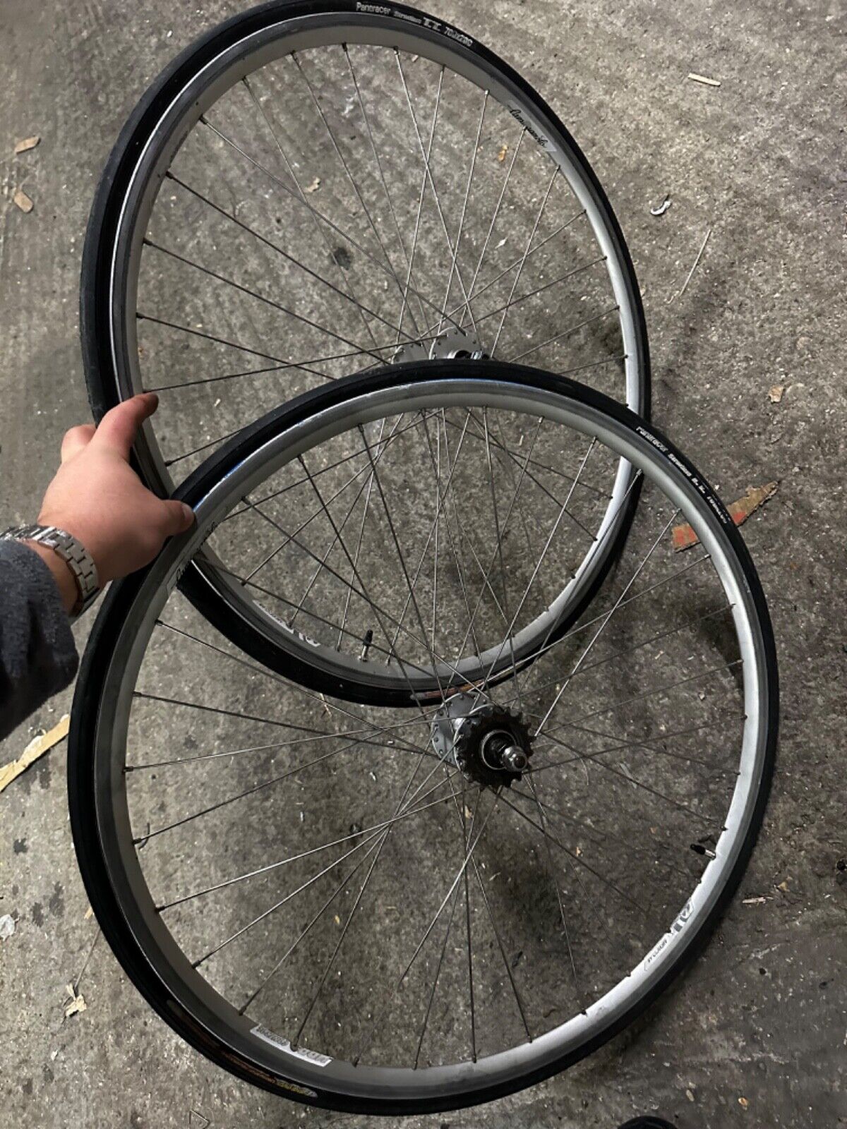 campagnolo mexico 68 track wheelset fixed gear wheels