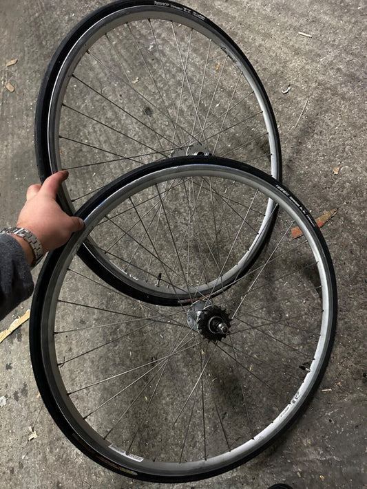 campagnolo mexico 68 track wheelset fixed gear wheels