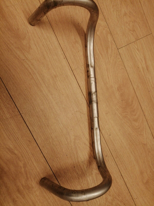 retro Cinelli Campione Del Mondo 66-44 aluminium drop bars 46cm used 25.4 clamp