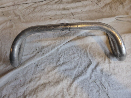 vintage 1960s English Maes engraved alloy drop bars 37cm